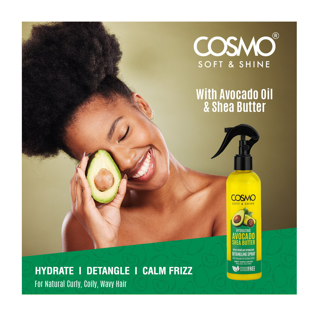 Soft & Shine Hydrating Avocado & Shea Butter Detangling Spray